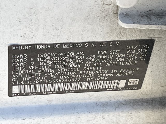 Used 2025 Honda HR-V Sport image 28