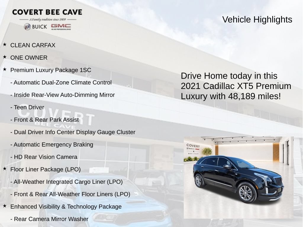Used 2021 Cadillac XT5 Premium Luxury FWD image 8