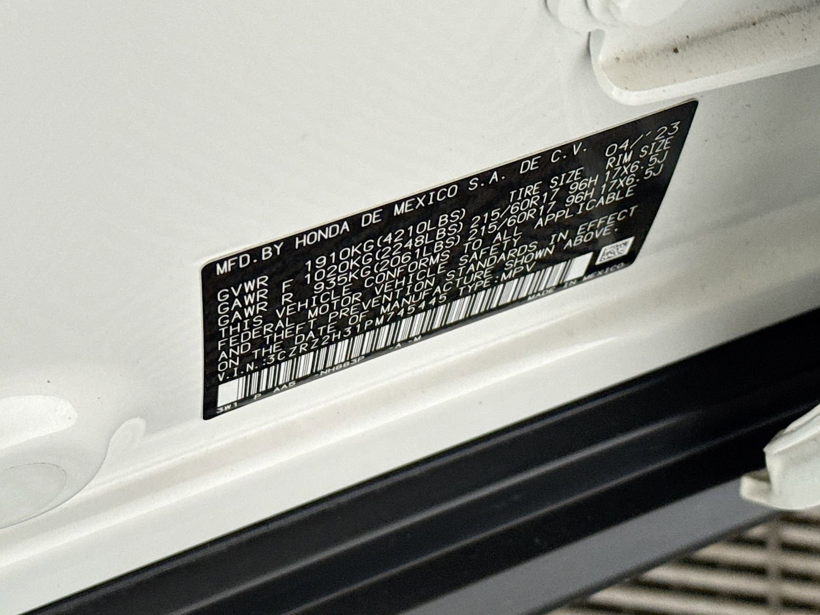 Used 2023 Honda HR-V LX image 23