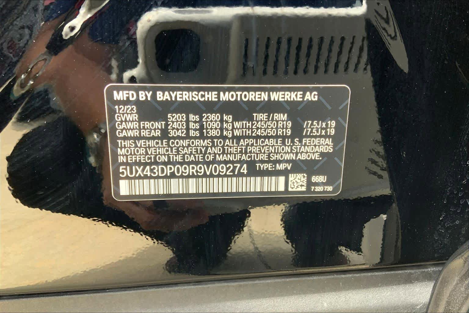 Used 2024 BMW X3 sDrive30i w/ Convenience Package RWD image 35