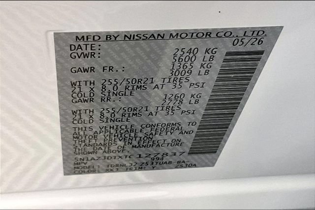 New 2026 Nissan Murano Platinum AWD/4WD image 41