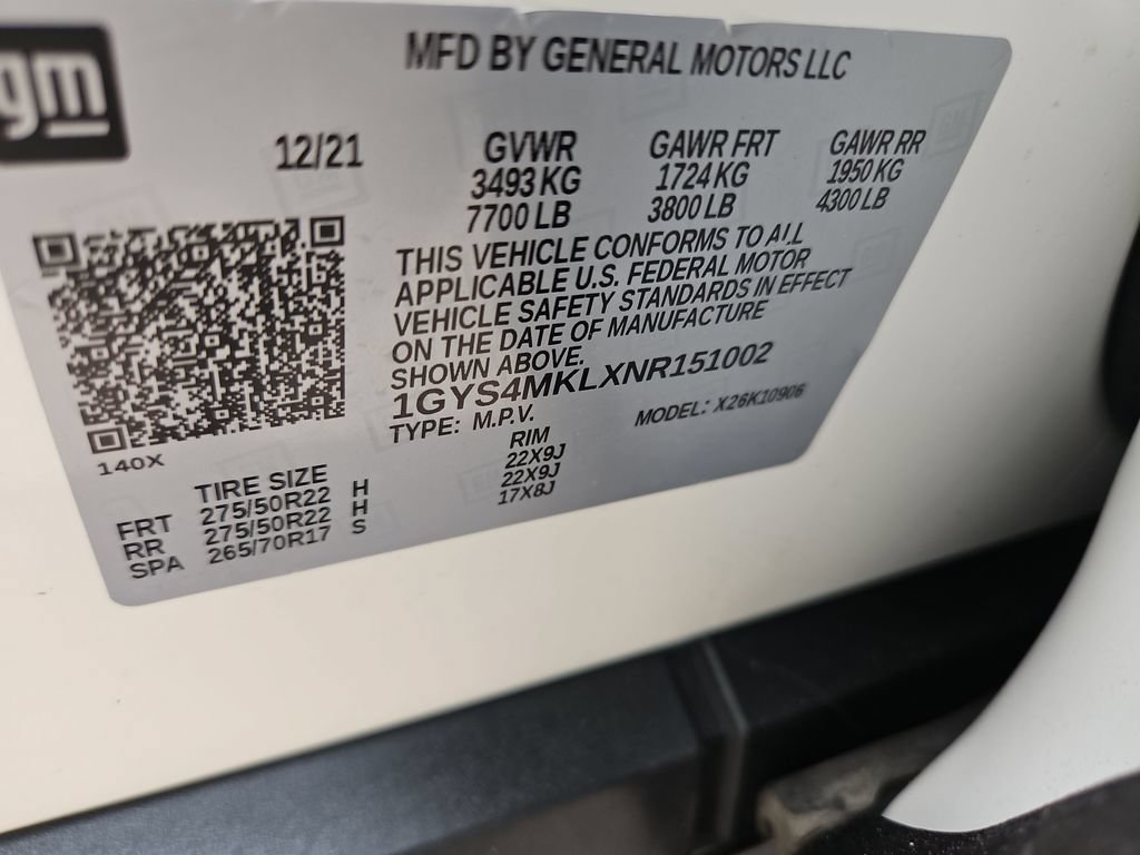 Used 2022 Cadillac Escalade ESV Premium Luxury Platinum w/ LPO, Radiant Package AWD/4WD image 31