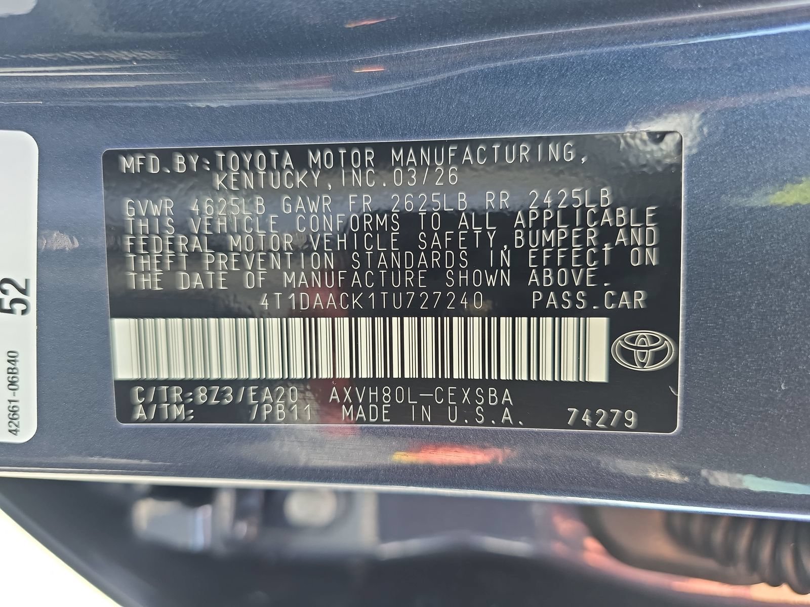 Used 2026 Toyota Camry SE w/ Convenience Package FWD image 33