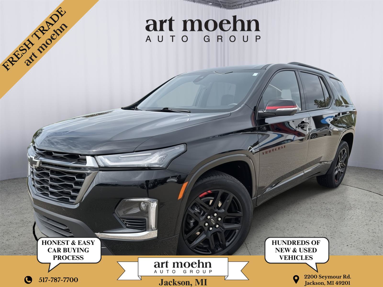 Used 2023 Chevrolet Traverse Premier w/ Redline Edition AWD/4WD image 1