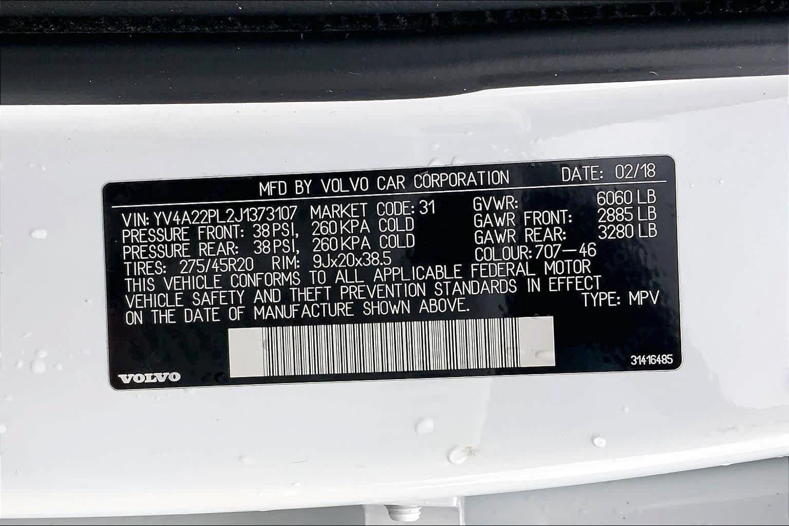 Used 2018 Volvo XC90 T6 Inscription w/ Convenience Package AWD/4WD image 34