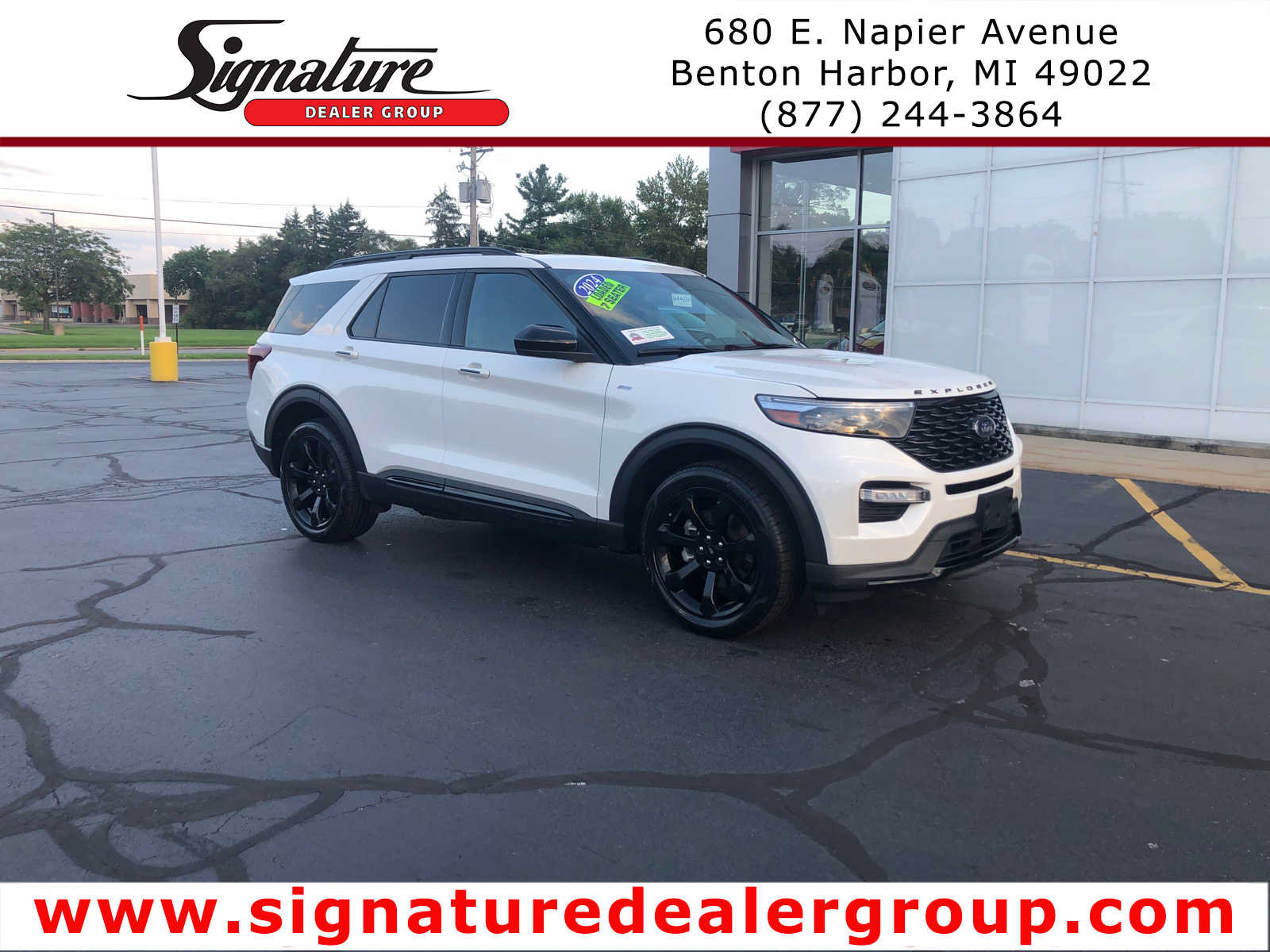 Used 2024 Ford Explorer ST-Line w/ Class IV Trailer Tow Package