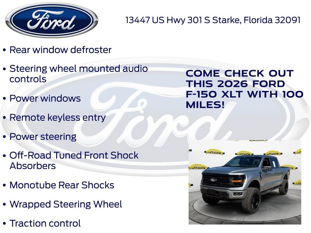 New 2026 Ford F150 XLT w/ FX4 Off-Road Package AWD/4WD image 25