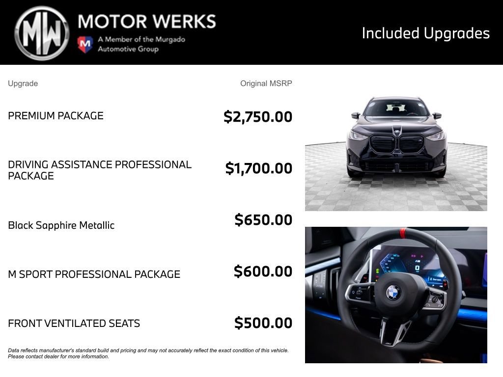 New 2026 BMW X3 M50 w/ Premium Package AWD/4WD image 4