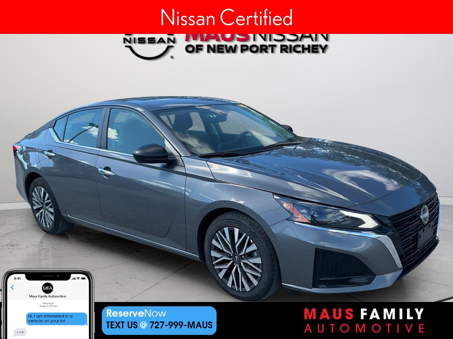Certified 2025 Nissan Altima 2.5 SV