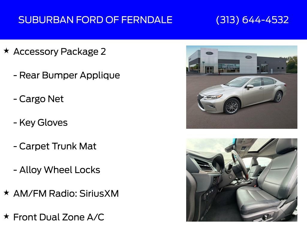 Used 2018 Lexus ES 350 w/ Premier Package image 9