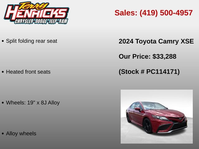 Used 2024 Toyota Camry XSE AWD/4WD image 31