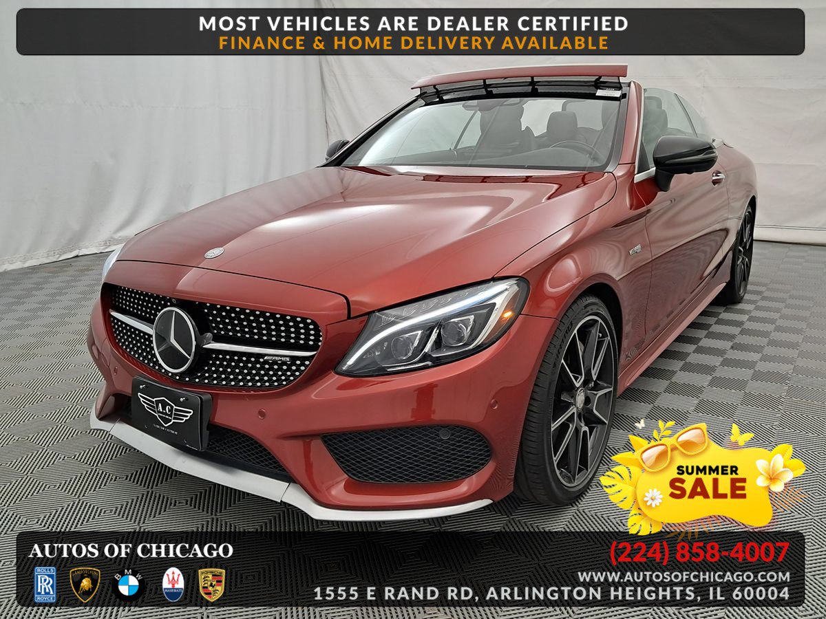 Used 2017 Mercedes-Benz C 43 AMG 4MATIC Cabriolet w/ Parking Assist Package