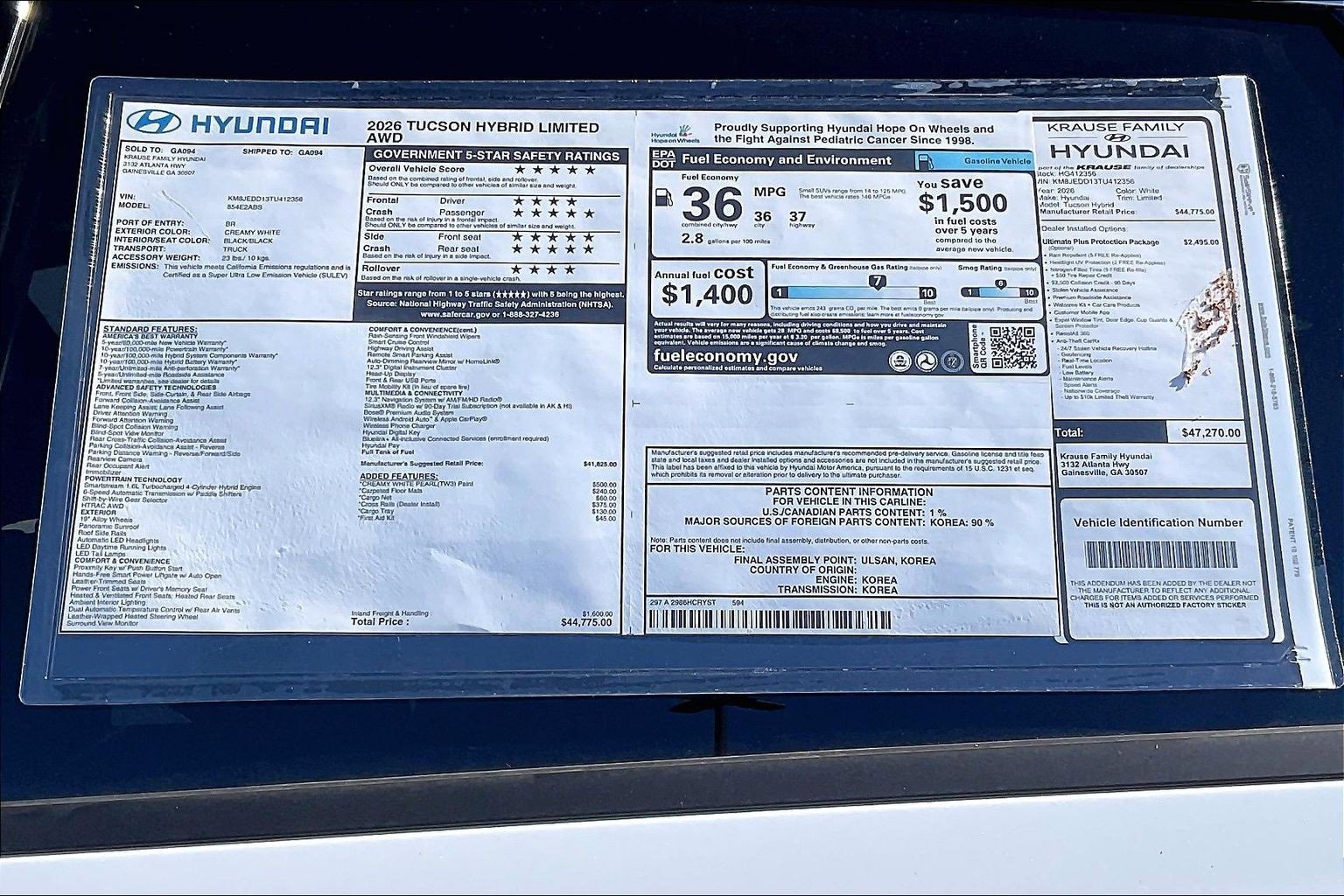 New 2026 Hyundai Tucson Limited image 14