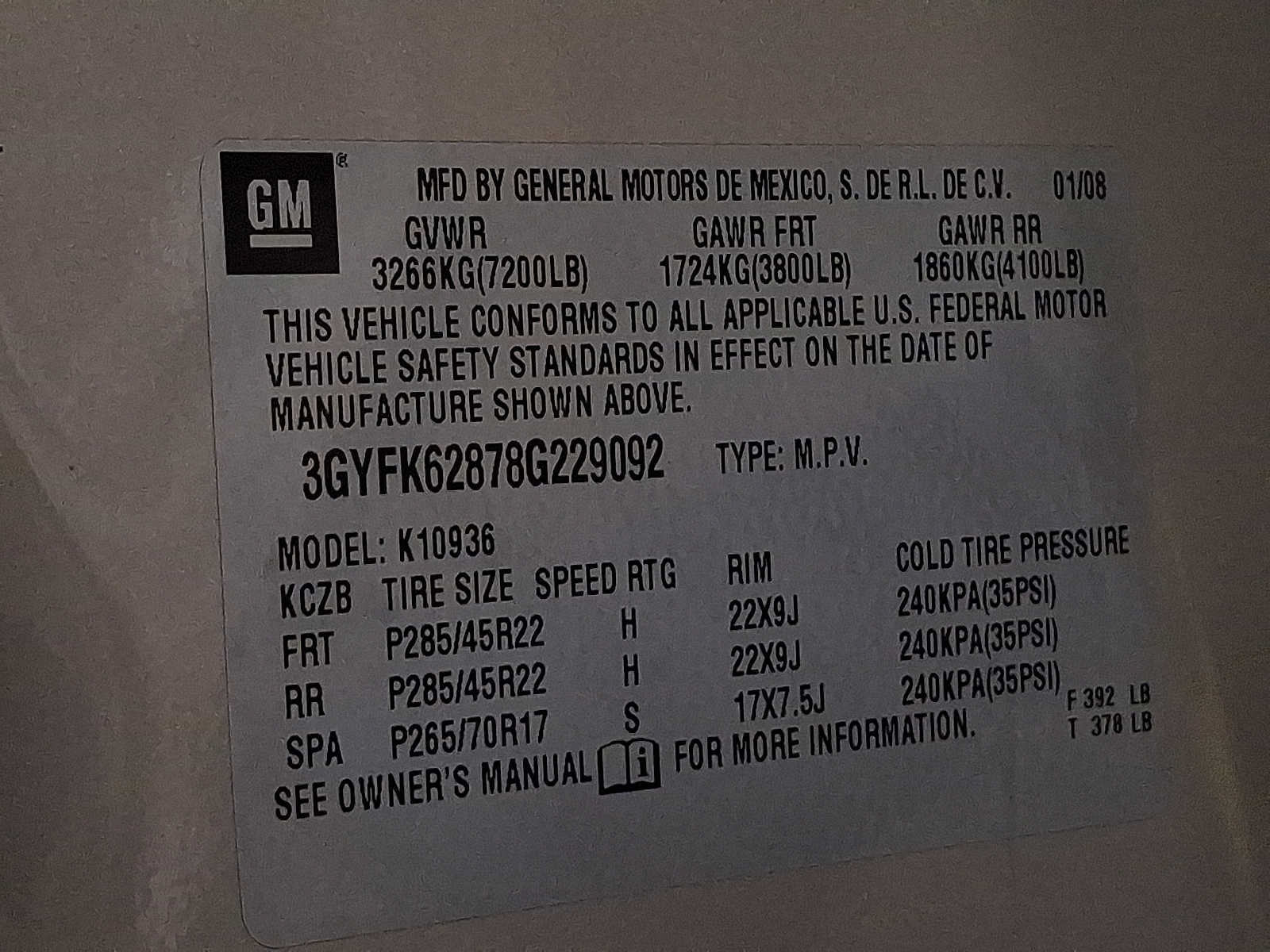 Used 2008 Cadillac Escalade EXT AWD/4WD image 30