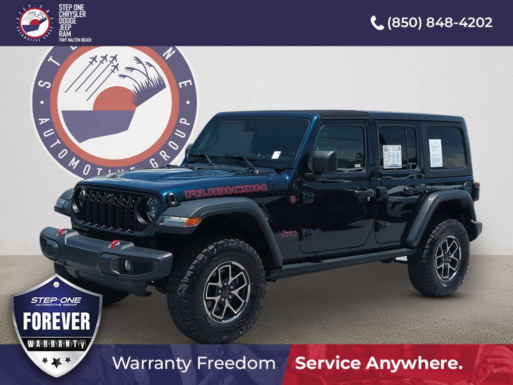 Used 2025 Jeep Wrangler Unlimited Rubicon w/ Convenience Group AWD/4WD image 2
