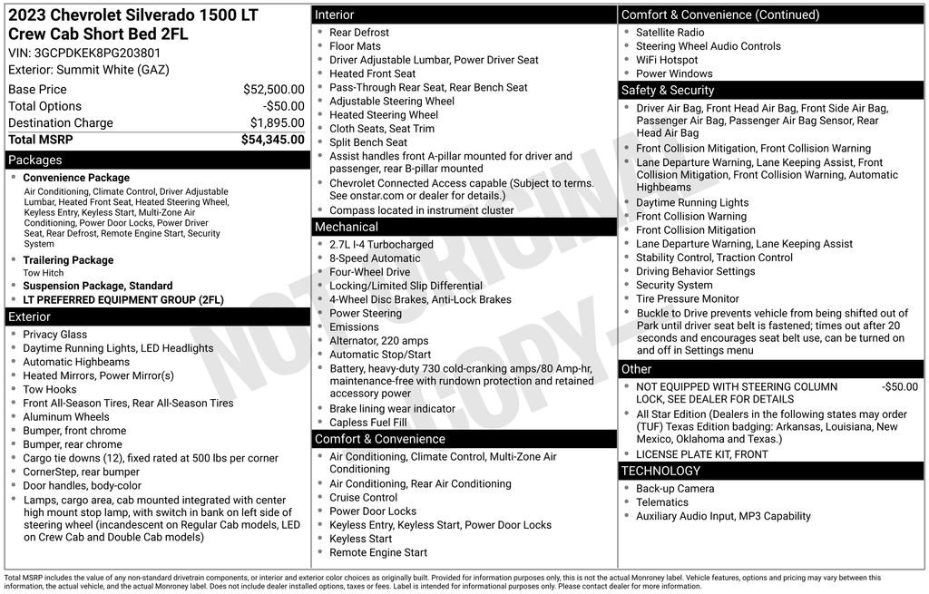 Used 2023 Chevrolet Silverado 1500 LT AWD/4WD image 29