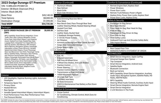 Used 2023 Dodge Durango GT AWD/4WD image 11