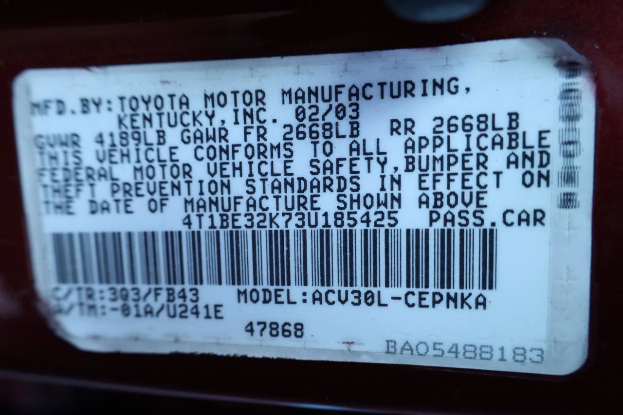 Used 2003 Toyota Camry LE image 14