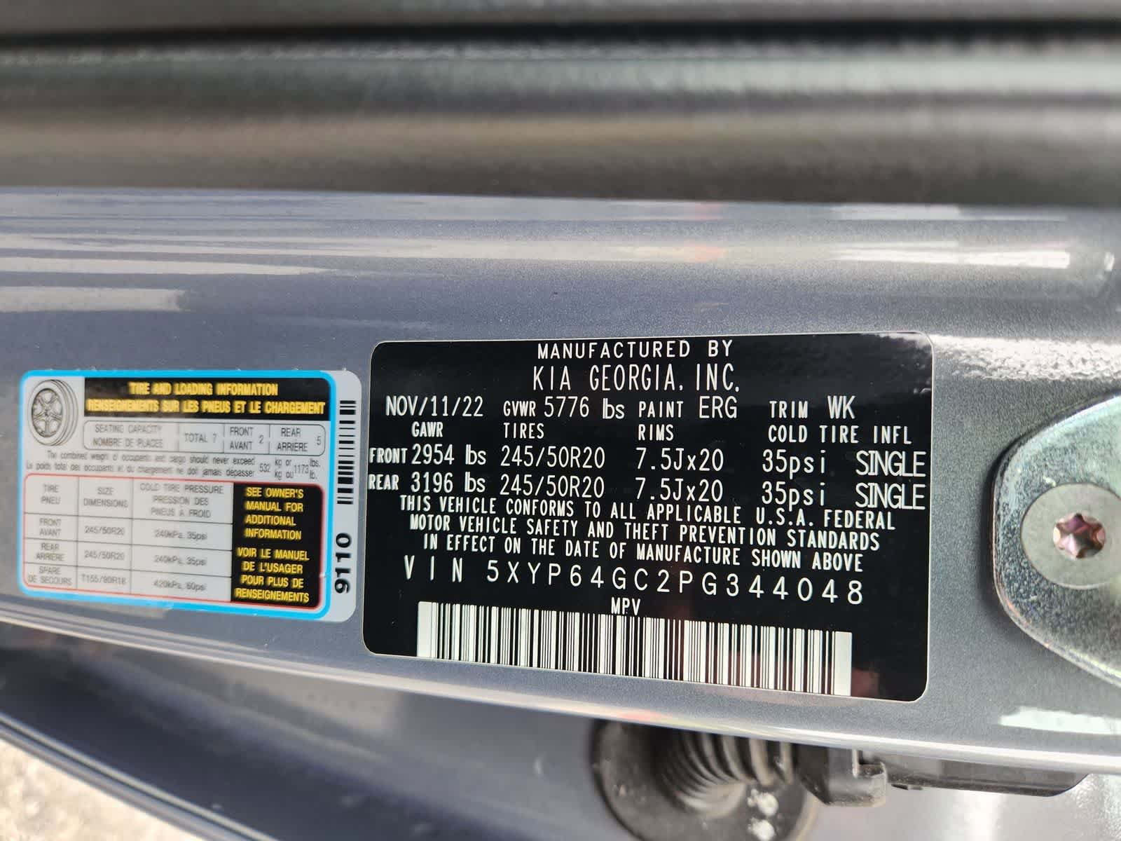 Certified 2023 Kia Telluride S w/ S Sunroof Package FWD image 34