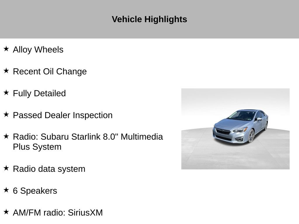 Used 2018 Subaru Impreza 2.0i Limited AWD/4WD image 9