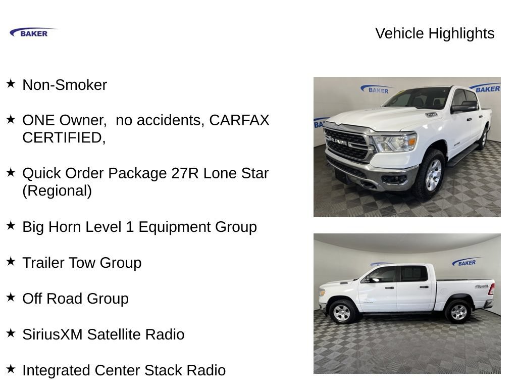 Used 2023 RAM 1500 Lone Star w/ Trailer Tow Group AWD/4WD image 4