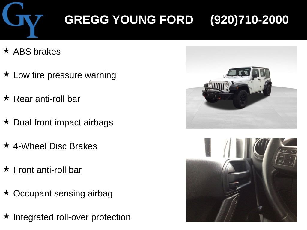 Used 2016 Jeep Wrangler Unlimited Sport w/ Connectivity Group image 25