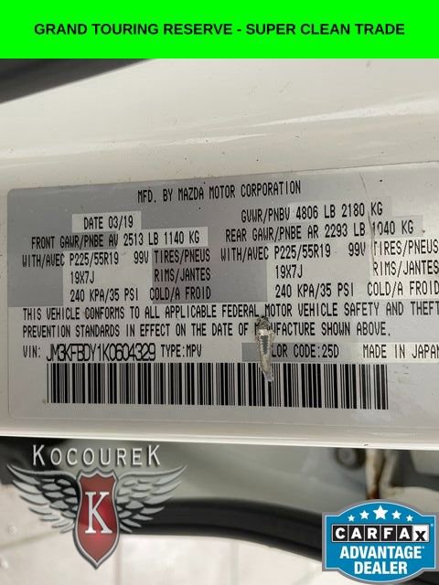 Used 2019 MAZDA CX-5 Grand Touring Reserve AWD/4WD image 27