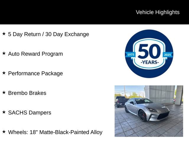 Used 2024 Toyota GR86 w/ Performance Package RWD image 5