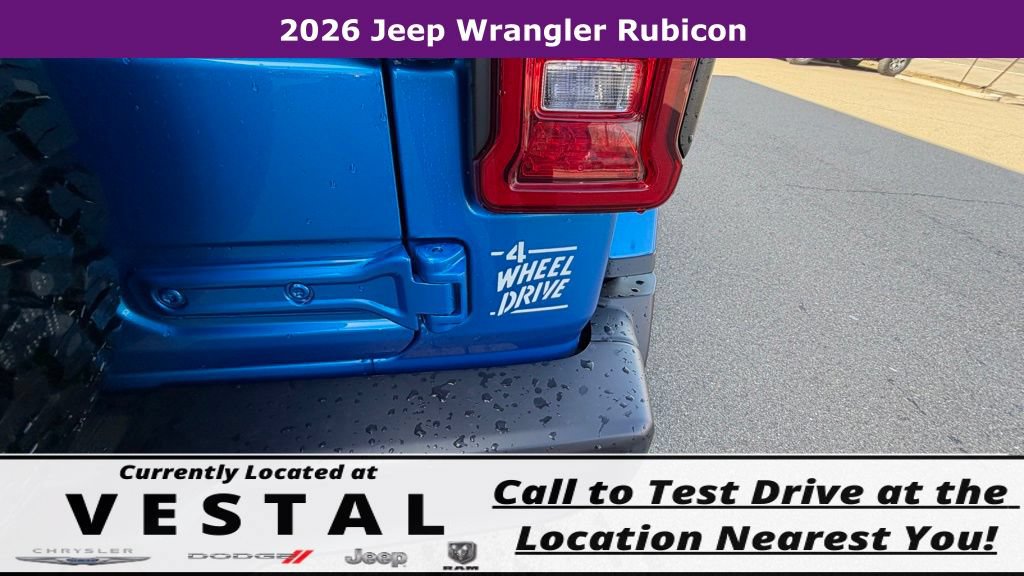New 2026 Jeep Wrangler Unlimited Rubicon w/ Whitecap Package AWD/4WD image 34