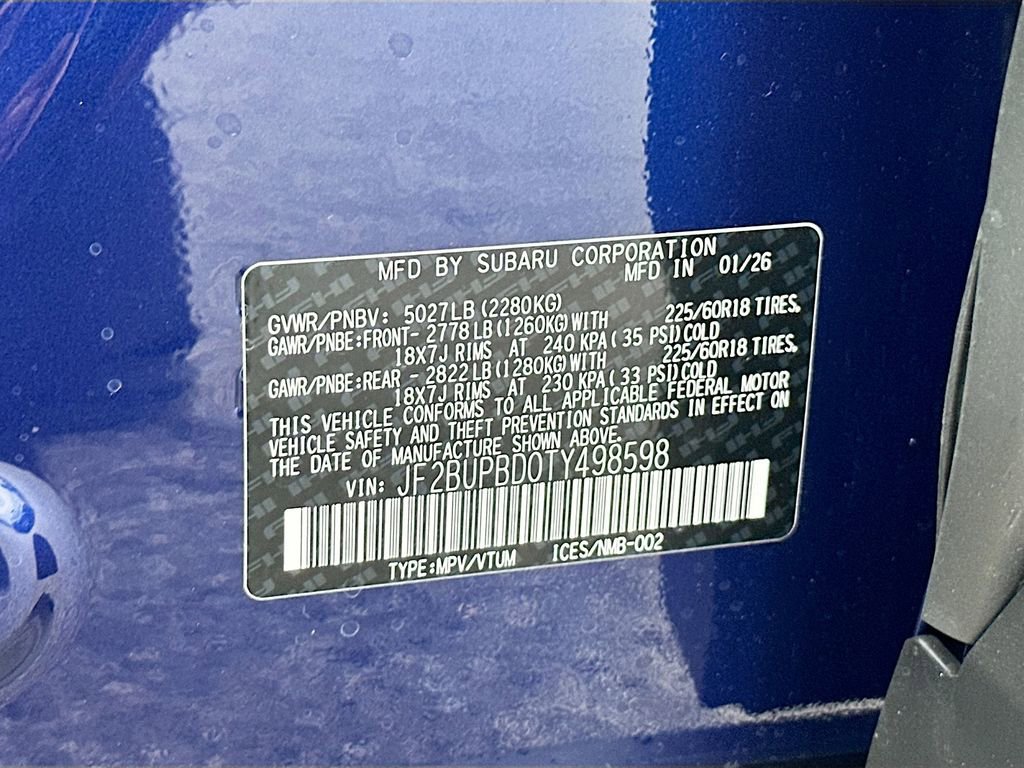 New 2026 Subaru Outback Premium AWD/4WD image 31