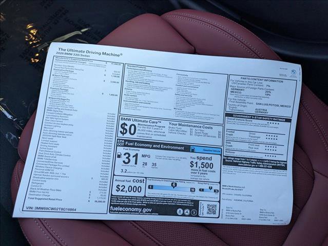 New 2026 BMW 330i Sedan w/ M Sport Package image 18