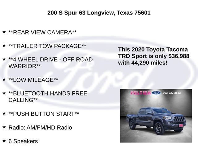 Used 2020 Toyota Tacoma TRD Sport AWD/4WD image 10