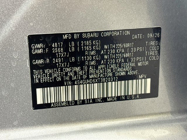 New 2026 Subaru Crosstrek 2.5i Premium AWD/4WD image 30