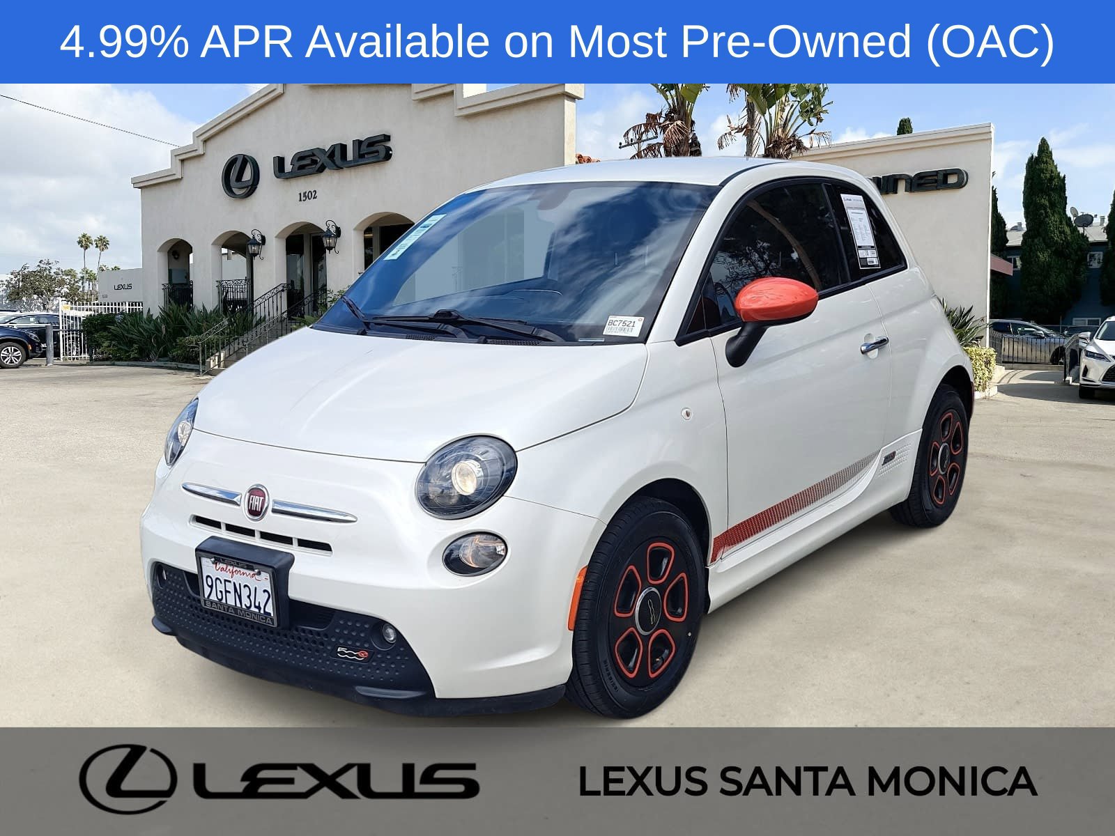 Used 2018 FIAT 500 e w/ Esport Package FWD image 1