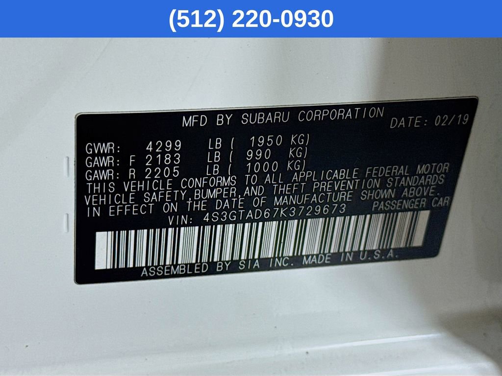 Used 2019 Subaru Impreza 2.0i Premium w/ Eyesight & BSD/Rcta & SRF image 41