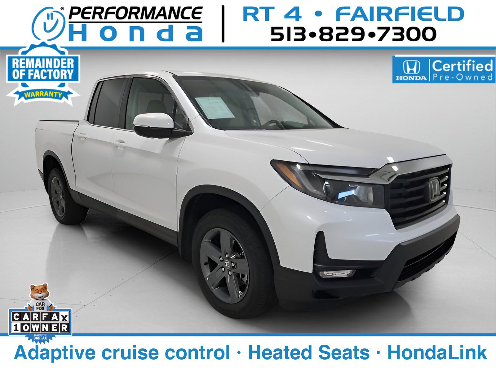 Certified 2023 Honda Ridgeline RTL
