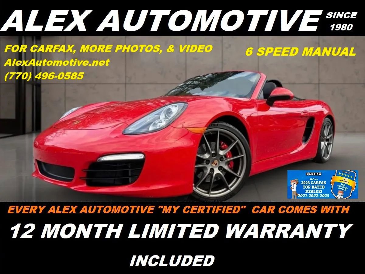 Used 2013 Porsche Boxster S