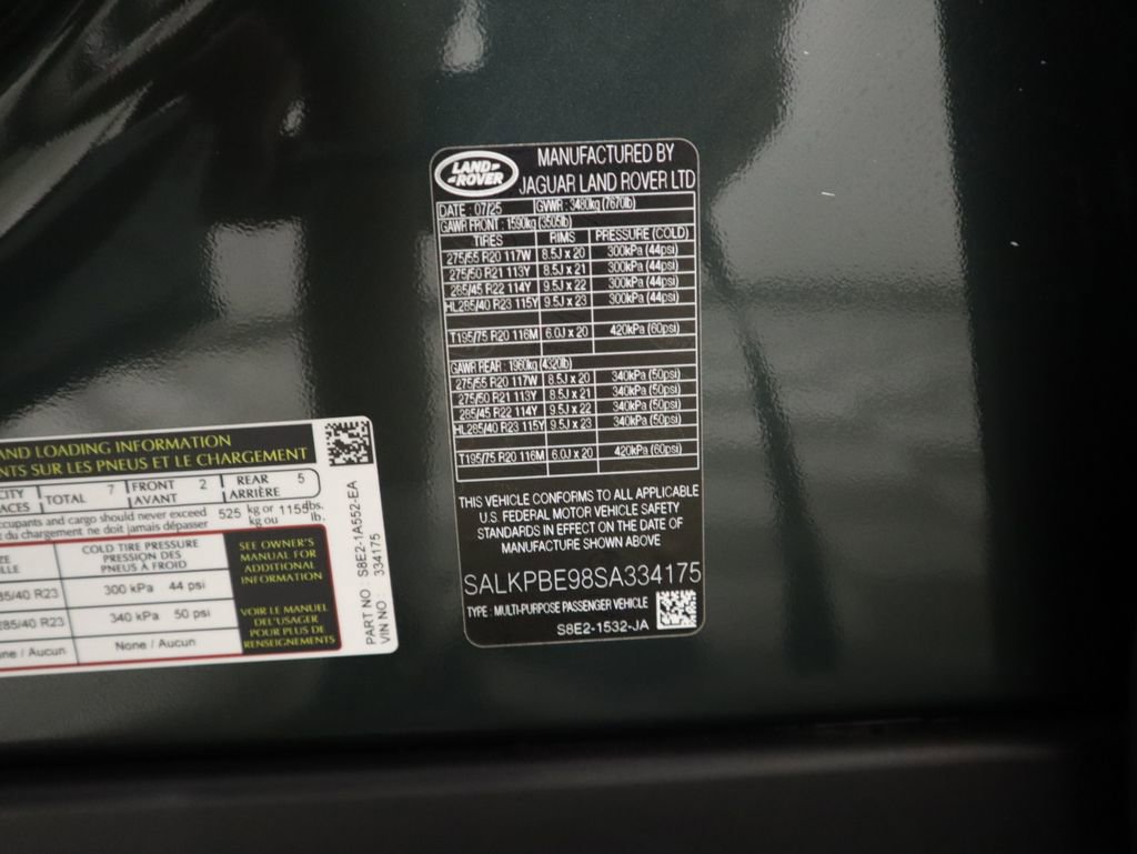 New 2025 Land Rover Range Rover Long Wheelbase SE image 33