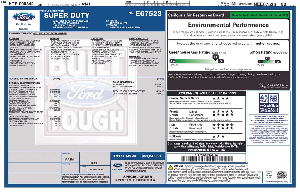 Used 2022 Ford F250 XL w/ Power Equipment Group AWD/4WD image 5