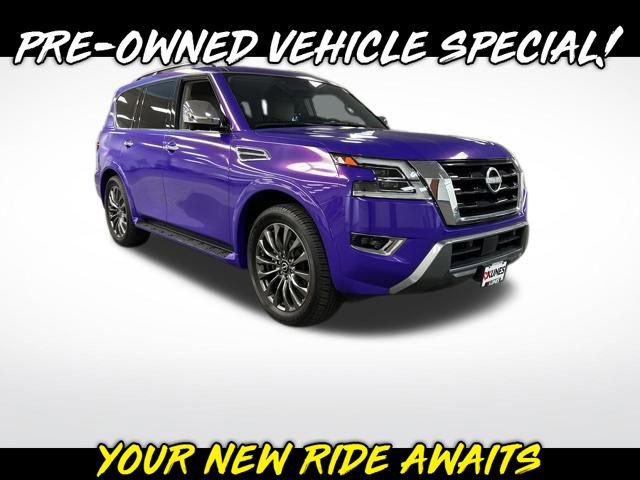 Used 2023 Nissan Armada Platinum w/ Captain's Chairs Package