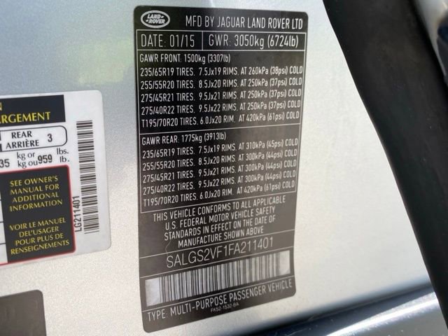 Used 2015 Land Rover Range Rover HSE image 48