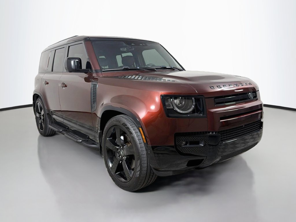 Certified 2025 Land Rover Defender 110 Sedona Red Edition AWD/4WD image 3
