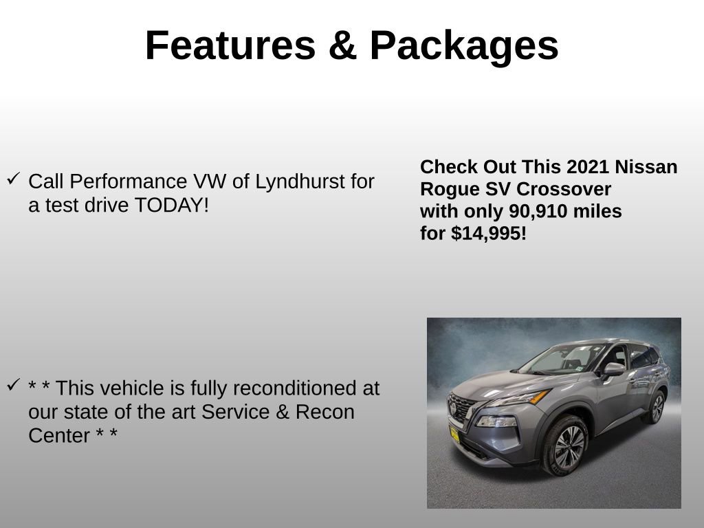 Used 2021 Nissan Rogue SV AWD/4WD image 4