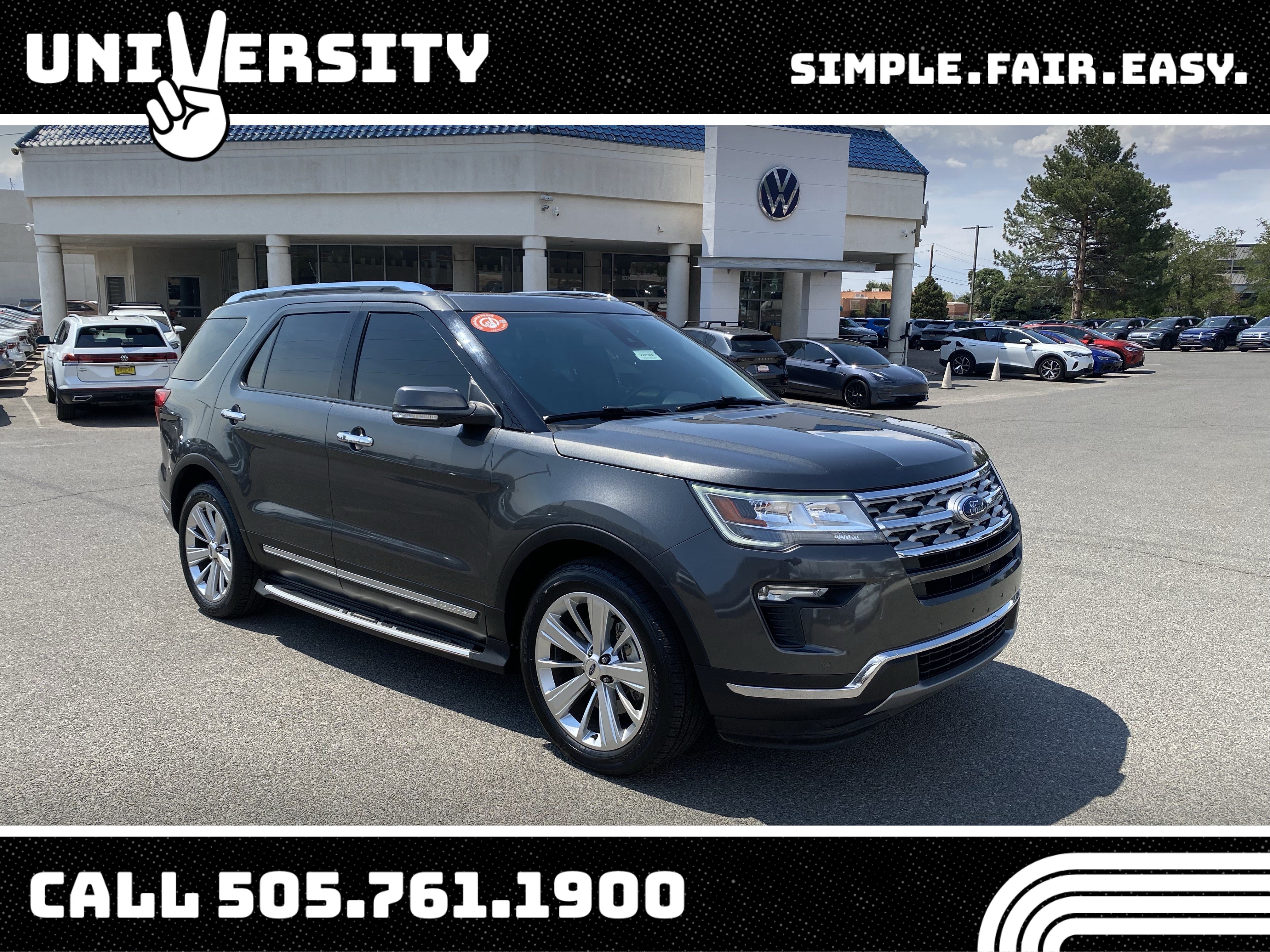 Used 2019 Ford Explorer Limited w/ Ford Safe & Smart Package