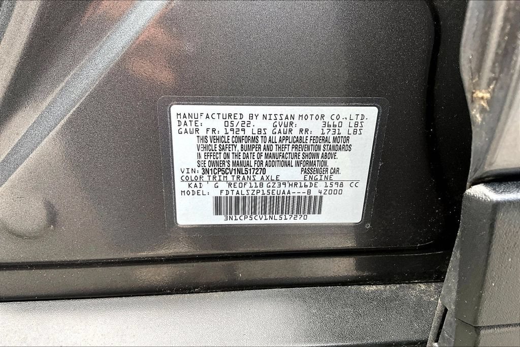 Used 2022 Nissan Kicks SV FWD image 19