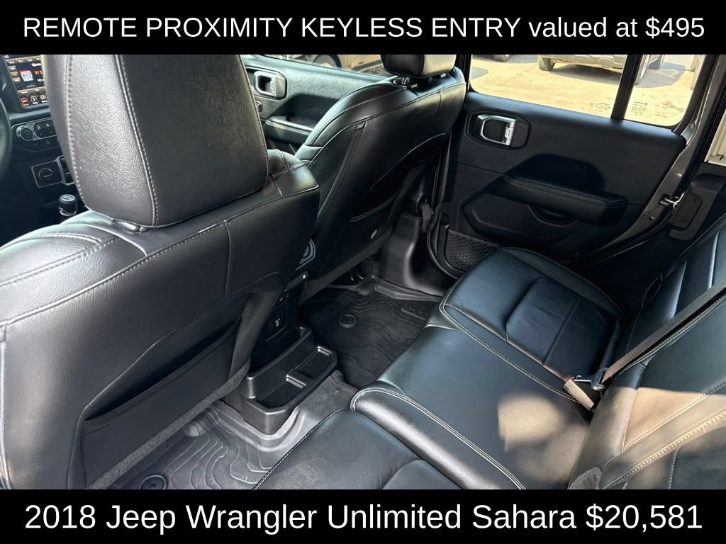Used 2018 Jeep Wrangler Unlimited Sahara AWD/4WD image 13