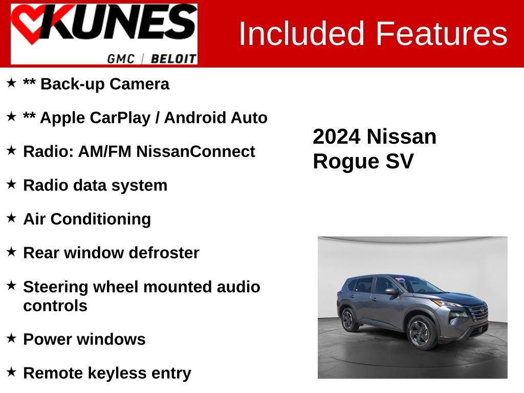 Used 2024 Nissan Rogue SV FWD image 2