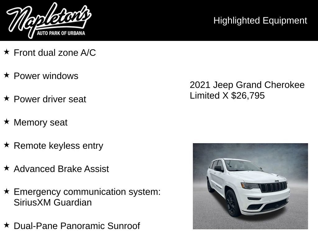 Used 2021 Jeep Grand Cherokee Limited X image 7