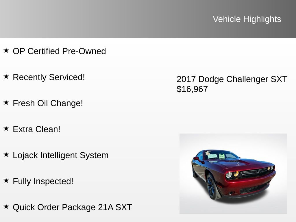 Used 2017 Dodge Challenger SXT image 4