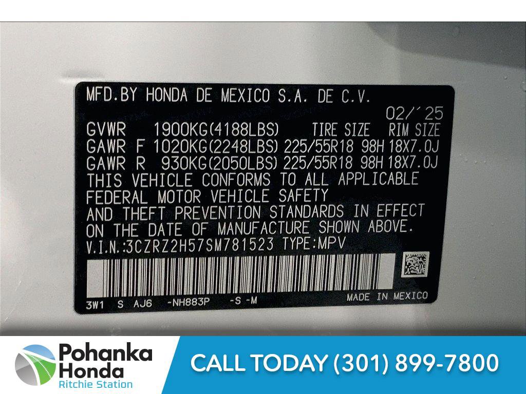 New 2025 Honda HR-V Sport image 21